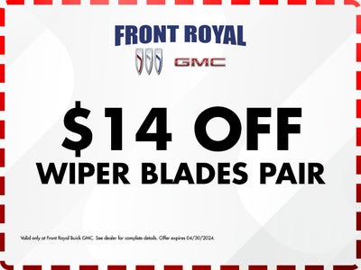 $14 Off Wiper Blades Pair