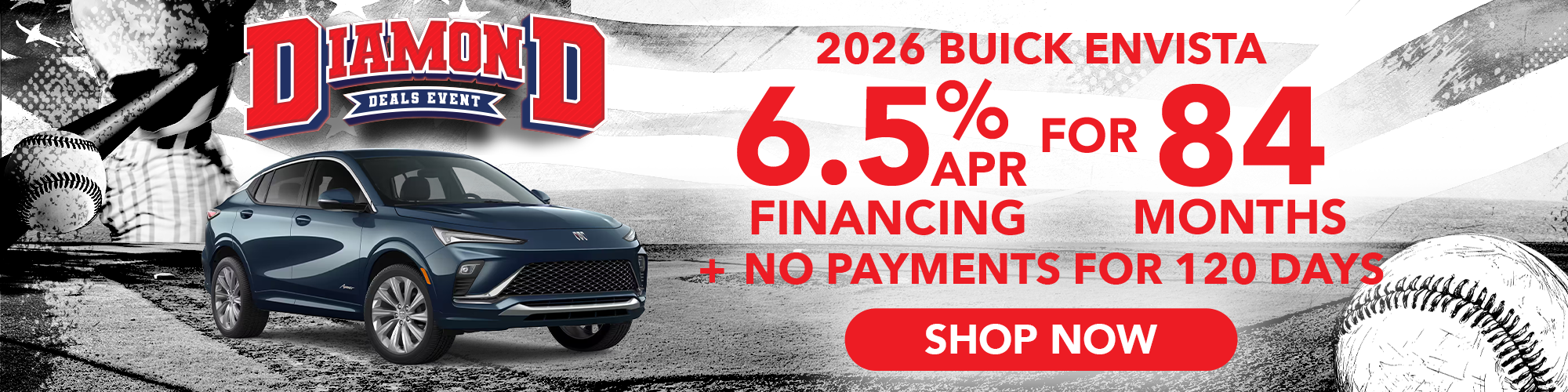 2026 Buick Envista - Low APR + No Payments for 120 Days!