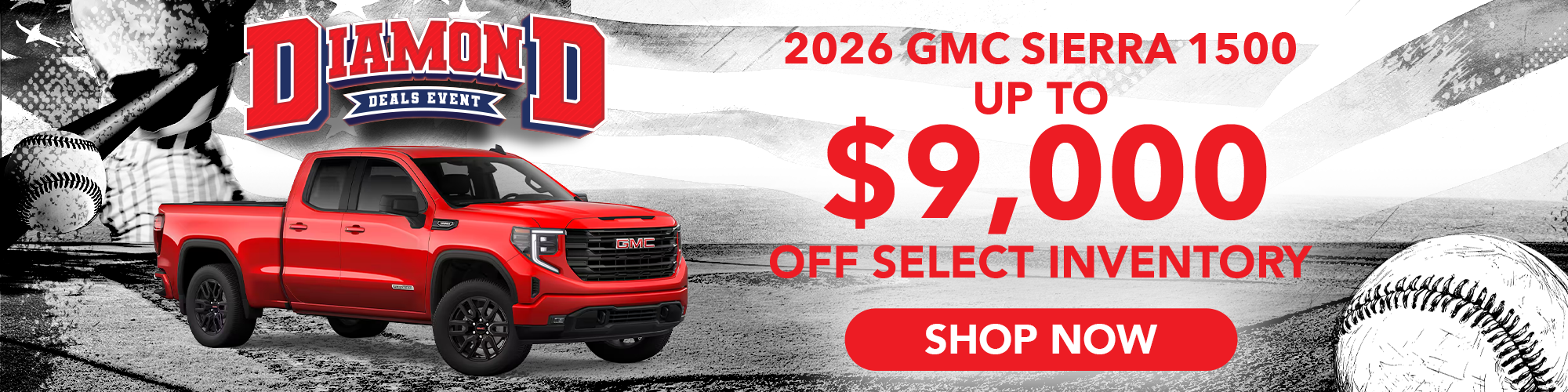 2026 GMC Sierra 1500 - Save $9,000 on Select Models!