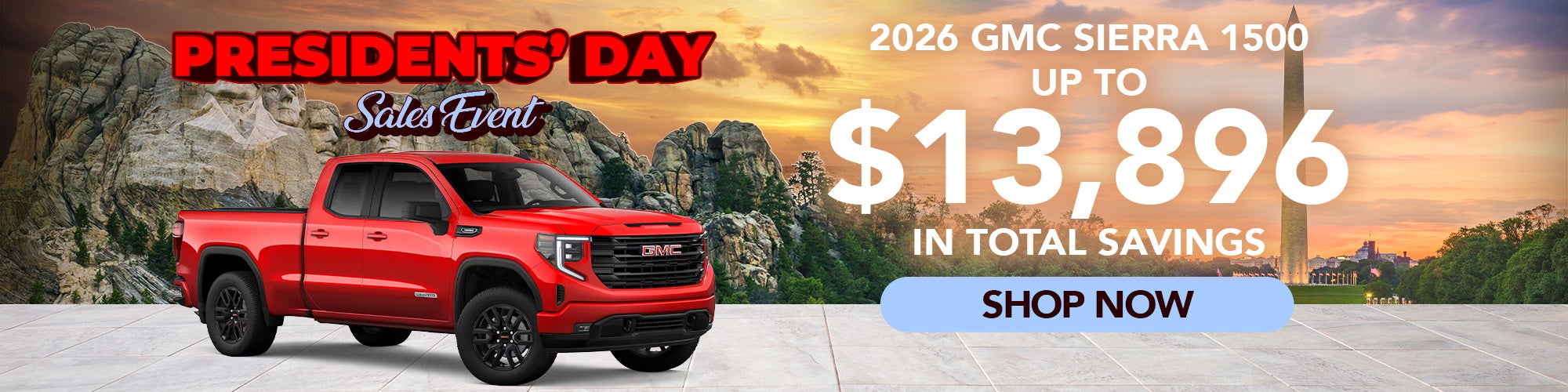 2026 GMC Sierra 1500 - Savings Up to $13,896