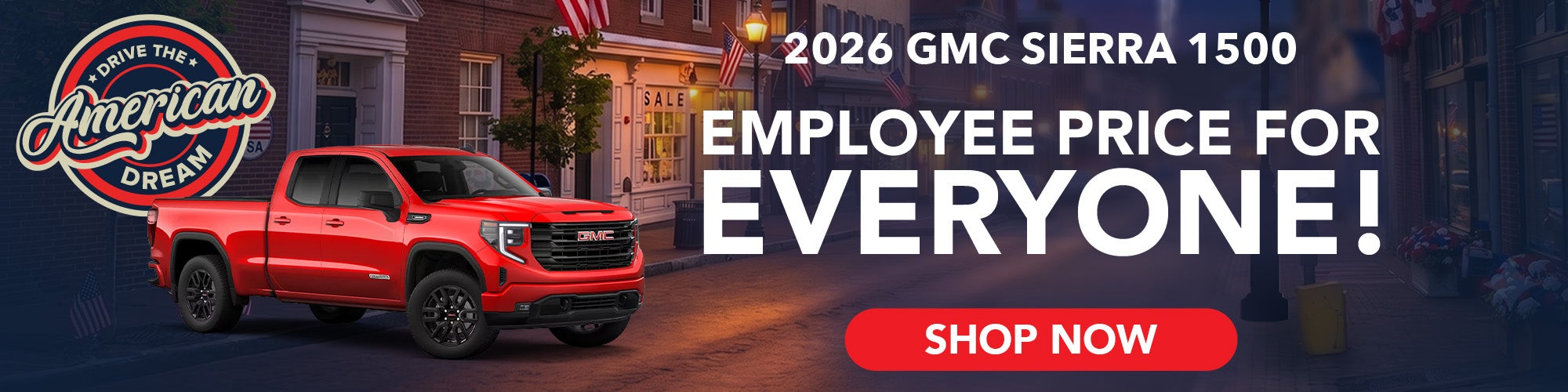 GMC Sierra Special offer.