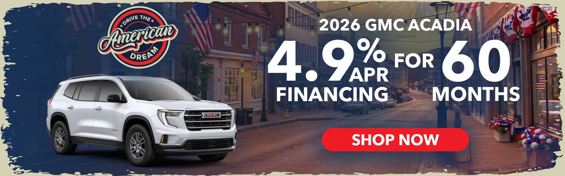 Big Savings on the 2026 GMC Acadia