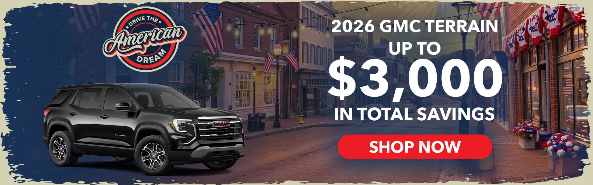 Big Savings on the 2026 GMC Terrain