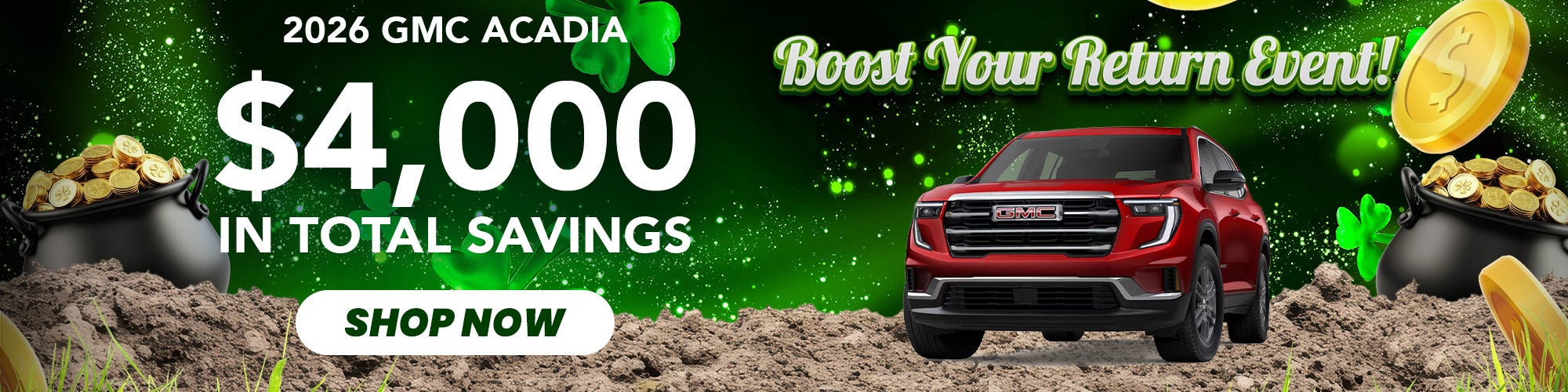 2026 GMC Acadia - $4,000 Total Savings - Shop Now